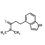 CAS 登录号：938185-59-2， 3-(1H-吲哚-4-基)-N,N-二甲基丙烷硫代酰胺