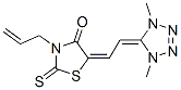 CAS#: 93838-98-3， 3-Allyl-5-[(1,4-Dihydro-1,4-Dimethyl-5H-Tetrazol-5-Ylidene)Ethylidene]-2-Thioxothiazolidin-4-One