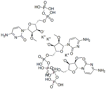CAS 登录号：93839-94-2， 2'-O-甲基-胞苷 5'-(三氢二磷酸酯)三钾盐