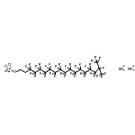 CAS#: 93857-43-3， Diammonium 3,3,4,4,5,5,6,6,7,7,8,8,9,9,10,10,11,11,12,12,13,13,14,14,15,15,16,16,17,18,18,18-dotriacontafluoro-17-(trifluoromethyl)octadecyl phosphate