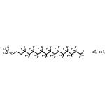 CAS#: 93857-47-7， Diammonium 3,3,4,4,5,5,6,6,7,7,8,8,9,9,10,10,11,11,12,12,13,13,14,14,15,15,16,16,16-nonacosafluorohexadecyl phosphate