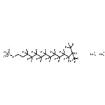 CAS#: 93857-51-3， Diammonium 3,3,4,4,5,5,6,6,7,7,8,8,9,9,10,10,11,11,12,12,13,14,14,14-tetracosafluoro-13-(trifluoromethyl)tetradecyl phosphate