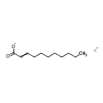 CAS 登录号：93882-28-1， 钾2-十一碳烯酸酯