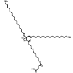 CAS 登录号：93882-50-9， 2,2-二(1-十八碳烯-1-基)-4,15-二氧代-5,8,11,14-四氧杂十八烷-1,18-二酸