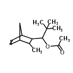 CAS 登录号：93892-59-2， 2,2-二甲基-1-(3-甲基双环[2.2.1]庚-5-烯-2-基)丙基乙酸酯