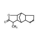 CAS 登录号：93893-92-6， 5-甲基-3-氧杂四环[5.5.1.0<sup>2,6</sup>.0<sup>8,12</sup>]十三碳-9-烯-4-酮