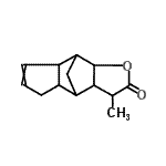 CAS 登录号：93893-94-8， 5-甲基-3-氧杂四环[5.5.1.0<sup>2,6</sup>.0<sup>8,12</sup>]十三碳-10-烯-4-酮