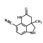 CAS#: 939037-35-1， 2a-Methyl-4-oxo-1,2,2a,3,4,5-hexahydropyrrolo[4,3,2-de]quinoline-6-carbonitrile