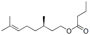 CAS 登录号：93919-89-2， (R)-3,7-二甲基辛-6-烯基丁酸酯