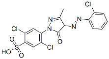 CAS 登录号：93920-40-2， 2,5-二氯-4-[4-[(2-氯苯基)偶氮]-4,5-二氢-3-甲基-5-氧代-1H-吡唑-1-基]苯磺酸