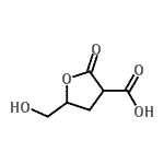 CAS 登录号：93929-51-2， 5-(羟基甲基)-2-氧代四氢-3-呋喃羧酸