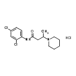 CAS 登录号：93940-33-1， N-(2,4-二氯苯基)-3-(1-哌啶基)丁酰胺盐酸盐(1:1)