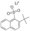 CAS 登录号：93940-56-8， 2-叔丁基萘-1-磺酸锂