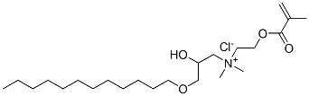 CAS#: 93942-69-9， [3-(Dodecyloxy)-2-Hydroxypropyl]Dimethyl[2-[(2-Methyl-1-Oxoallyl)Oxy]Ethyl]Ammonium Chloride