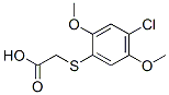 CAS 登录号：93962-55-1， [(4-氯-2,5-二甲氧基苯基)硫代]乙酸