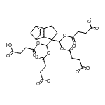 CAS 登录号：93962-79-9， 4-{(3-{二[(3-羧基丙酰)氧基]甲基}三环[5.2.1.0<sup>2,6</sup>]癸-3-基)[(3-羧基丙酰)氧基]甲氧基}-4-氧代丁酸酯