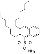 CAS 登录号：93962-85-7， 2,3-二庚基萘-1-磺酸铵