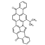 CAS 登录号：93963-00-9， 17-异丙基蒽并[2,1,9-Mna]苯并[6,7]吲唑并[2,3,4-Fgh]吖啶-5,10-二酮