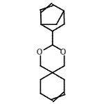 CAS 登录号：93963-16-7， 3-(双环[2.2.1]庚-5-烯-2-基)-2,4-二氧杂螺[5.5]十一碳-8-烯