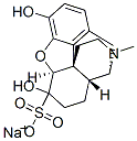 CAS 登录号：93963-25-8， (5alpha)-4,5-环氧-3,6-二羟基-17-甲基吗喃-6-磺酸钠