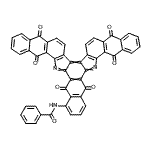CAS 登录号：93965-07-2， N-(5,7,12,17,22,24-六氧代-5,7,12,17,22,24-六氢二萘并[2,3-a:2',3'-i]萘并[2',3':6,7]吲哚并[2,3-c]咔唑-1-基)苯甲酰胺