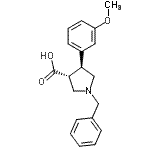 CAS#: 939757-61-6， (3R,4S)-1-Benzyl-4-(3-methoxyphenyl)-3-pyrrolidinecarboxylic acid