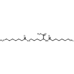 CAS#: 93981-24-9， N-[1-Amino-6-(octanoylamino)-1-oxo-2-hexanyl]octanamide