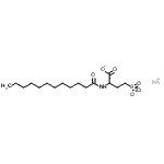 CAS#: 93981-26-1， 2-[(1-oxododecyl)amino]-4-sulfonato-Butanoate sodium salt (1:1)