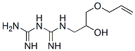CAS 登录号：93982-40-2， 1-[3-烯丙基氧基-2-羟基丙基]双胍
