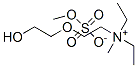 CAS 登录号：93982-45-7， 二乙基[2-(2-羟基乙氧基)乙基]甲基铵硫酸甲酯盐