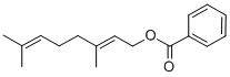 CAS#: 94-48-4， (2E)-3,7-Dimethyl-2,6-Octadien-1-Ol 1-Benzoate