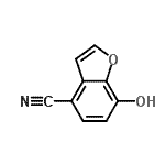 CAS 登录号：94019-86-0， 7-羟基-1-苯并呋喃-4-甲腈