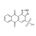 CAS 登录号：94031-12-6， 6,11-二氧代-6,11-二氢-2H-蒽并[1,2-d][1,2,3]三唑-4-磺酸