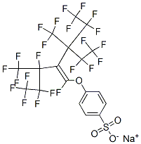 CAS 登录号：94042-95-2， 4-[[1,3,4,4,5,5,5-庚氟-2-[2,2,3,3,3-五氟-1-(五氟乙基)-1-(三氟甲基)丙基]-3-(三氟甲基)-1-戊烯基]氧基]苯磺酸钠