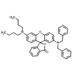 CAS 登录号：94088-63-8， 2'-(二苄基氨基)-6'-(二丁基氨基)-3H-螺[2-苯并呋喃-1,9'-氧杂蒽]-3-酮