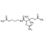 CAS 登录号：94089-18-6， 4-[(3-乙酰氧基丙基)氨基]-2,2-二甲基-4-氧代-1,3-丁烷二基二乙酸酯