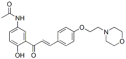 CAS 登录号：94094-52-7， N-[4-羟基-3-[3-[4-[2-(吗啉-4-基)乙氧基]苯基]-1-氧代烯丙基]苯基]乙酰胺