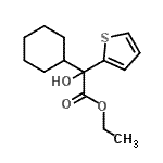 CAS 登录号：94107-59-2， 乙基环己基(羟基)2-噻吩基乙酸酯