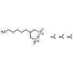 CAS 登录号：94107-80-9， P,P'-[(己基亚胺)二(亚甲基)]二-膦酸酯铵盐(1:3)