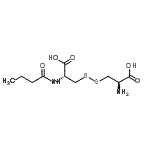 CAS 登录号：94108-05-1， N-丁酰基-L-胱氨酸
