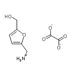 CAS 登录号：94108-18-6， 5-(羟基甲基)-2-呋喃甲铵草酸盐(1:1)