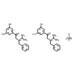 CAS 登录号：94109-60-1， 二{N-苄基-N-[2-(3,5-二羟基苯基)-2-氧代乙基]-2-丙铵}硫酸盐