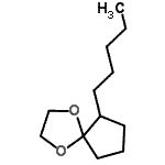 CAS 登录号：94113-44-7， 6-戊基-1,4-二氧杂螺[4.4]壬烷