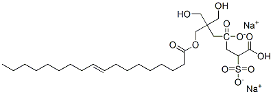 CAS 登录号：94113-63-0， 4-[2,2-双(羟基甲基)-3-[(1-氧代十八碳-9-烯基)氧基]丙基] 2-磺酸基琥珀酸酯二钠