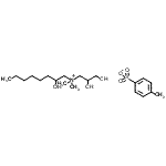 CAS#: 94134-24-4， N-(2,3-Dihydroxypropyl)-2-hydroxy-N,N-dimethyl-1-octanaminium 4-methylbenzenesulfonate