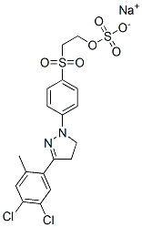 CAS#: 94138-72-4， Sodium 2-[[4-[3-(4,5-Dichloro-2-Methylphenyl)-4,5-Dihydro-1H-Pyrazol-1-Yl]Phenyl]Sulphonyl]Ethyl Sulphate