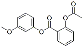 CAS 登录号：94159-26-9， 3-甲氧基苯基 O-乙酰基水杨酸酯