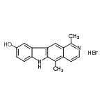 CAS 登录号：94200-78-9， 1,5-二甲基-6H-吡啶并[3,4-h]咔唑-9-醇氢溴酸盐