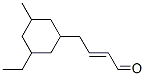 CAS 登录号：94200-97-2， 4-(3-乙基-5-甲基环己基)-2-丁烯醛