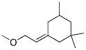 CAS 登录号：94201-18-0， 3-(2-甲氧基乙亚基)-1,1,5-三甲基环己烷
